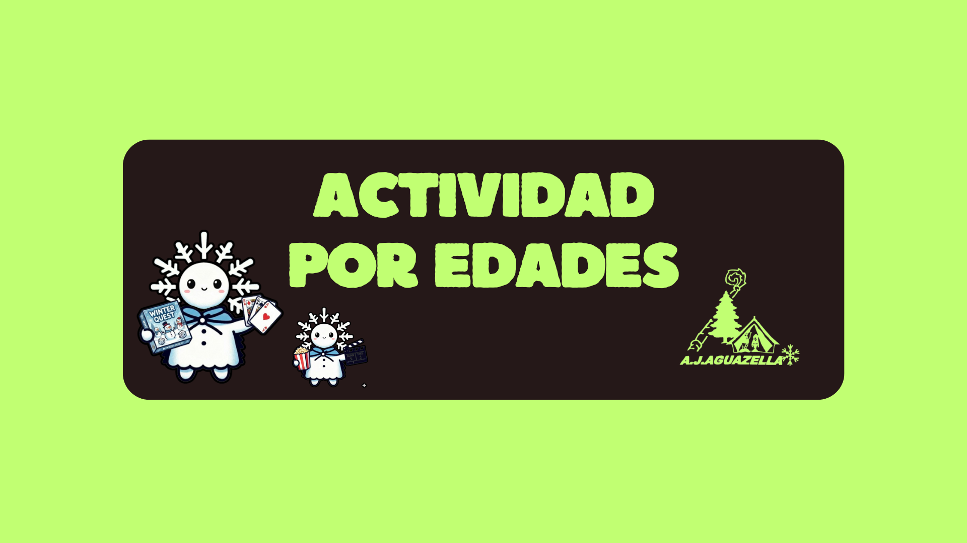 Primera actividad por edades Aguazella 2025/2026