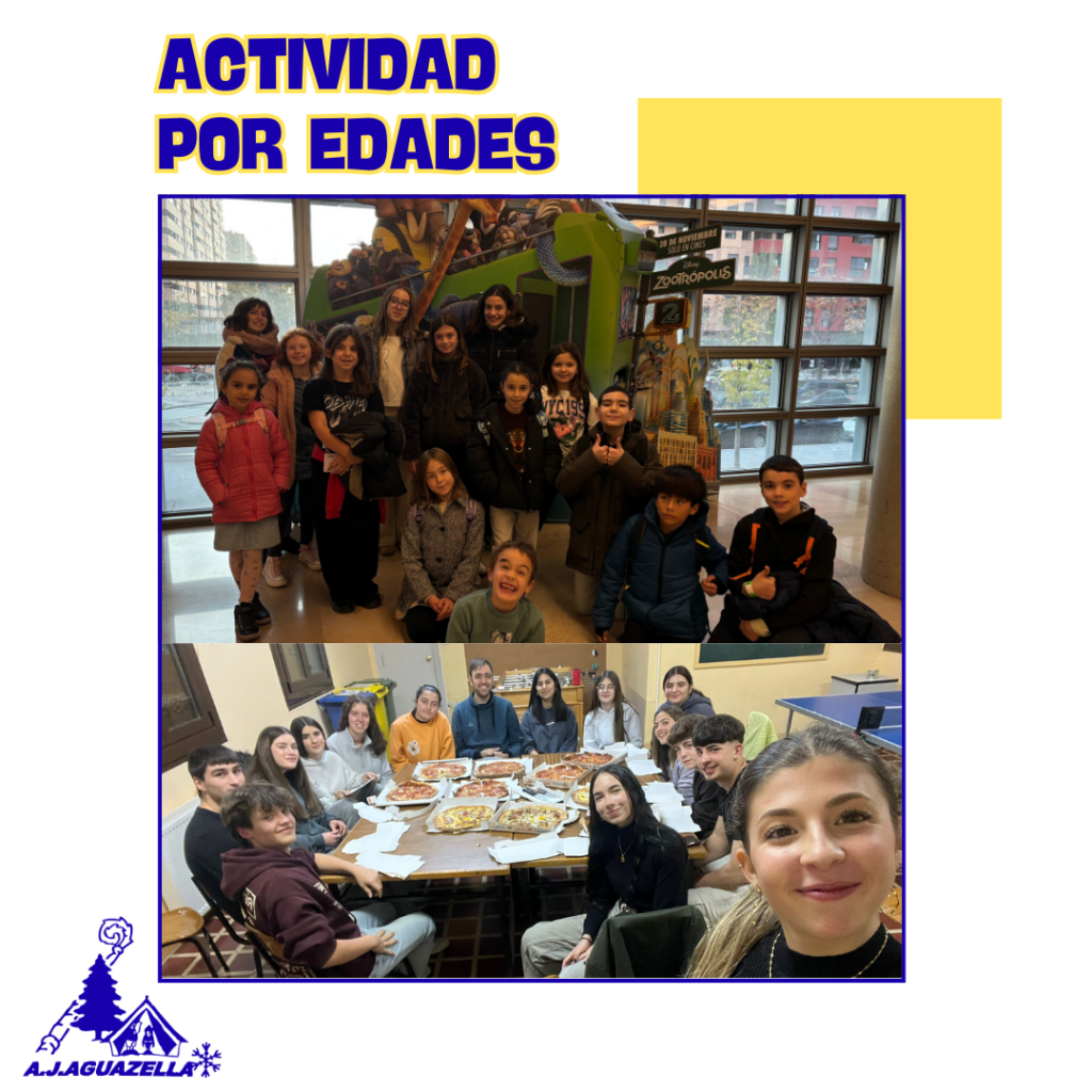 Actividades por edades